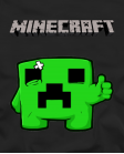 Minecraft marškinėliai super meat boy